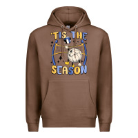Chestnut tis the season volleyball Premium Hoodie - MaliasSmallBusiness
