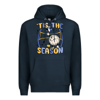 Navy tis the season volleyball Premium Hoodie - MaliasSmallBusiness