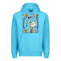 Ocean Blue tis the season volleyball Premium Hoodie - MaliasSmallBusiness