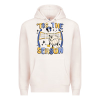 Pale Pink tis the season volleyball Premium Hoodie - MaliasSmallBusiness