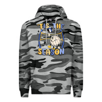 Slate Camo tis the season volleyball Premium Hoodie - MaliasSmallBusiness