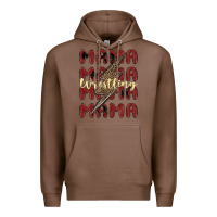 Chestnut wrestling mama Premium Hoodie - MaliasSmallBusiness