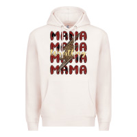 Pale Pink wrestling mama Premium Hoodie - MaliasSmallBusiness
