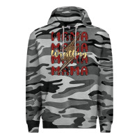 Slate Camo wrestling mama Premium Hoodie - MaliasSmallBusiness