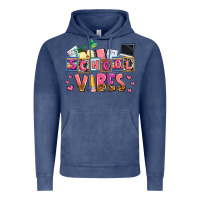Vintage Denim school vibes Vintage Hoodie - AdoDesignShop
