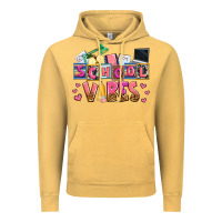 Vintage Mustard school vibes Vintage Hoodie - AdoDesignShop
