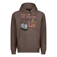 Coffee trust me the husband did it Premium Hoodie - MaliasSmallBusiness