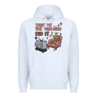 White trust me the husband did it Premium Hoodie - MaliasSmallBusiness