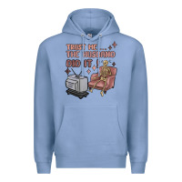 Colony Blue trust me the husband did it Premium Hoodie - MaliasSmallBusiness