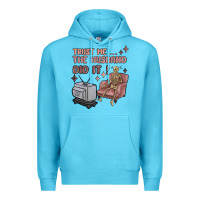 Ocean Blue trust me the husband did it Premium Hoodie - MaliasSmallBusiness