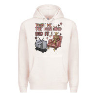 Pale Pink trust me the husband did it Premium Hoodie - MaliasSmallBusiness