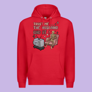 Trust Me The Husband Did It Premium Hoodie Designed By Maliassmallbusiness