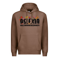 Chestnut dslexia awareness month Premium Hoodie - MaliasSmallBusiness