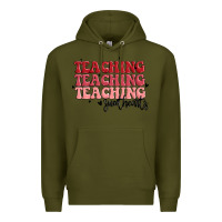 Army Green teaching Premium Hoodie - MaliasSmallBusiness