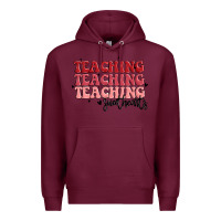 Burgundy teaching Premium Hoodie - MaliasSmallBusiness
