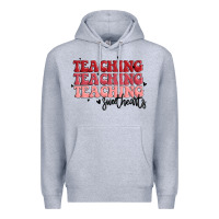 Heather Grey teaching Premium Hoodie - MaliasSmallBusiness