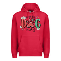 Cardinal crazy dog lady Premium Hoodie - MaliasSmallBusiness