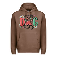 Chestnut crazy dog lady Premium Hoodie - MaliasSmallBusiness