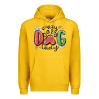 Lemon crazy dog lady Premium Hoodie - MaliasSmallBusiness