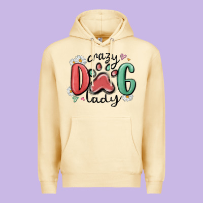 Premium Hoodie crazy dog lady