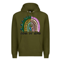 Army Green mom of both rainbow Premium Hoodie - MaliasSmallBusiness