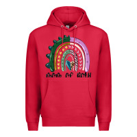 Cardinal mom of both rainbow Premium Hoodie - MaliasSmallBusiness