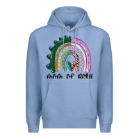 Colony Blue mom of both rainbow Premium Hoodie - MaliasSmallBusiness