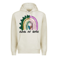 Oatmeal Heather mom of both rainbow Premium Hoodie - MaliasSmallBusiness