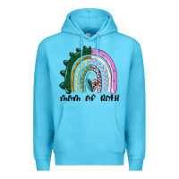 Ocean Blue mom of both rainbow Premium Hoodie - MaliasSmallBusiness