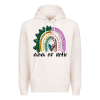 Pale Pink mom of both rainbow Premium Hoodie - MaliasSmallBusiness