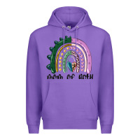 Purple mom of both rainbow Premium Hoodie - MaliasSmallBusiness