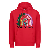 Red mom of both rainbow Premium Hoodie - MaliasSmallBusiness