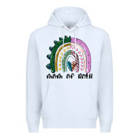 White mom of both rainbow Premium Hoodie - MaliasSmallBusiness