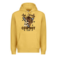 Antique Gold the lonely cowboy club Premium Hoodie - MaliasSmallBusiness