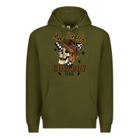 Army Green the lonely cowboy club Premium Hoodie - MaliasSmallBusiness