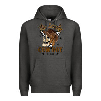 Charcoal Heather the lonely cowboy club Premium Hoodie - MaliasSmallBusiness