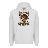 Dove Grey the lonely cowboy club Premium Hoodie - MaliasSmallBusiness