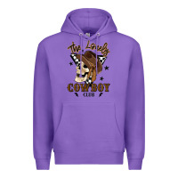 Purple the lonely cowboy club Premium Hoodie - MaliasSmallBusiness