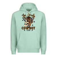 Seafoam the lonely cowboy club Premium Hoodie - MaliasSmallBusiness