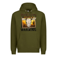 Army Green should've come with a warning Premium Hoodie - MaliasSmallBusiness
