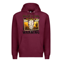 Burgundy should've come with a warning Premium Hoodie - MaliasSmallBusiness