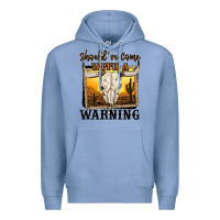 Colony Blue should've come with a warning Premium Hoodie - MaliasSmallBusiness