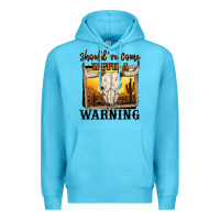 Ocean Blue should've come with a warning Premium Hoodie - MaliasSmallBusiness
