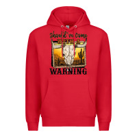 Red should've come with a warning Premium Hoodie - MaliasSmallBusiness