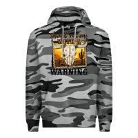 Slate Camo should've come with a warning Premium Hoodie - MaliasSmallBusiness