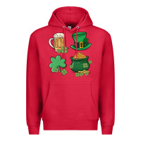 Cardinal pot of gold Premium Hoodie - MaliasSmallBusiness