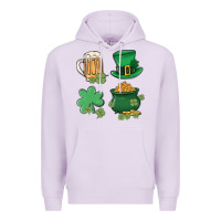 Lilac pot of gold Premium Hoodie - MaliasSmallBusiness