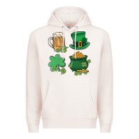Pale Pink pot of gold Premium Hoodie - MaliasSmallBusiness