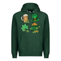 Sports Green pot of gold Premium Hoodie - MaliasSmallBusiness