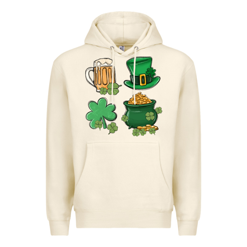 Pot Of Gold Premium Hoodie by MaliasSmallBusiness | Teevron